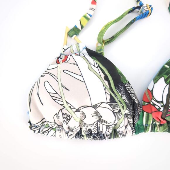 Swiminista x Christian Lacroix Sexy Bikini Top Jardin Exo'Chic - Size XS - NWT - Picture 8 of 15